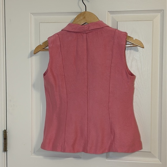 Vintage Pink Top, sleeveless jacket, 4P - Picture 6 of 6